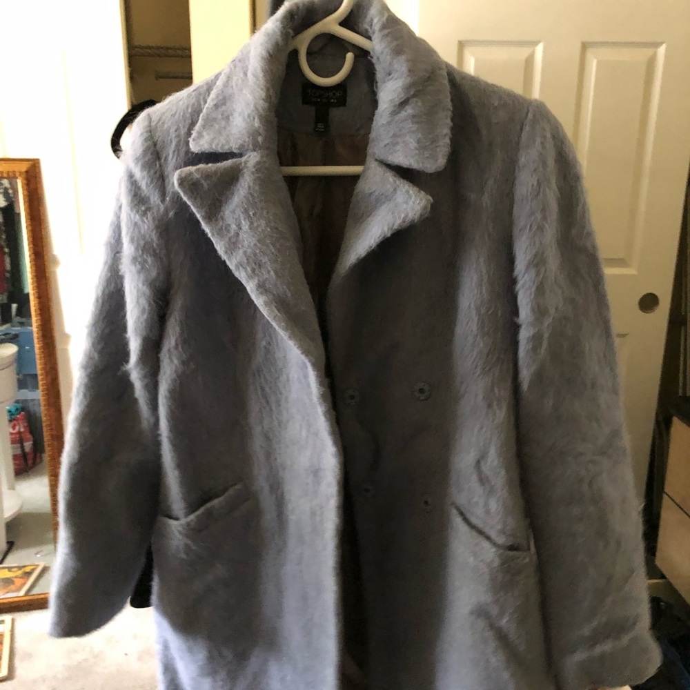 Topshop fake fur coat